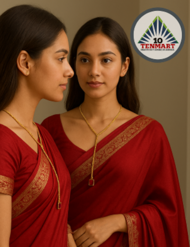 Elegant short necklace for party wear