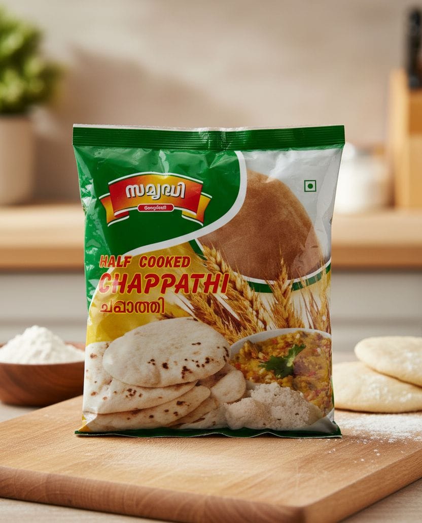 SAMRUDHI Half cooked chapathi