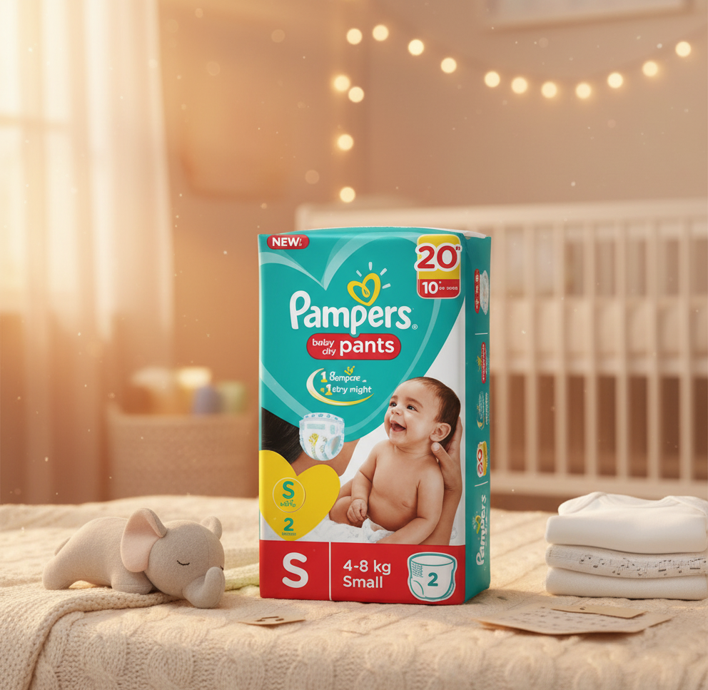 PAMPERS SMALL 2 NOS