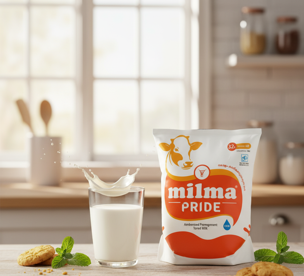 Milma milk packet