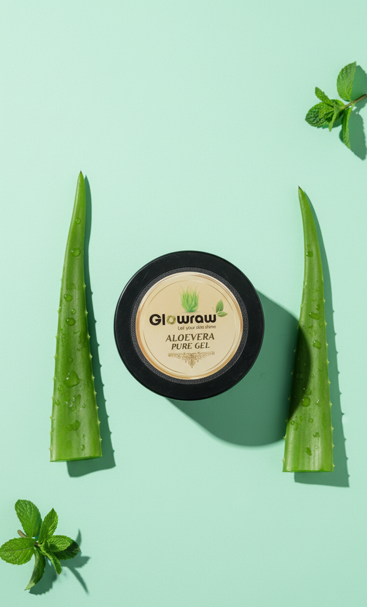Glowraw aloe vera gel