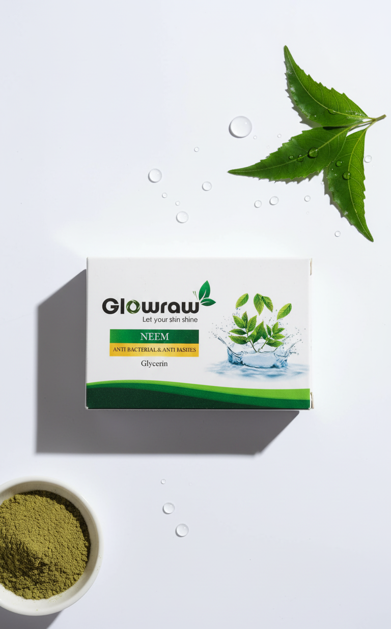 Glowraw neem soap