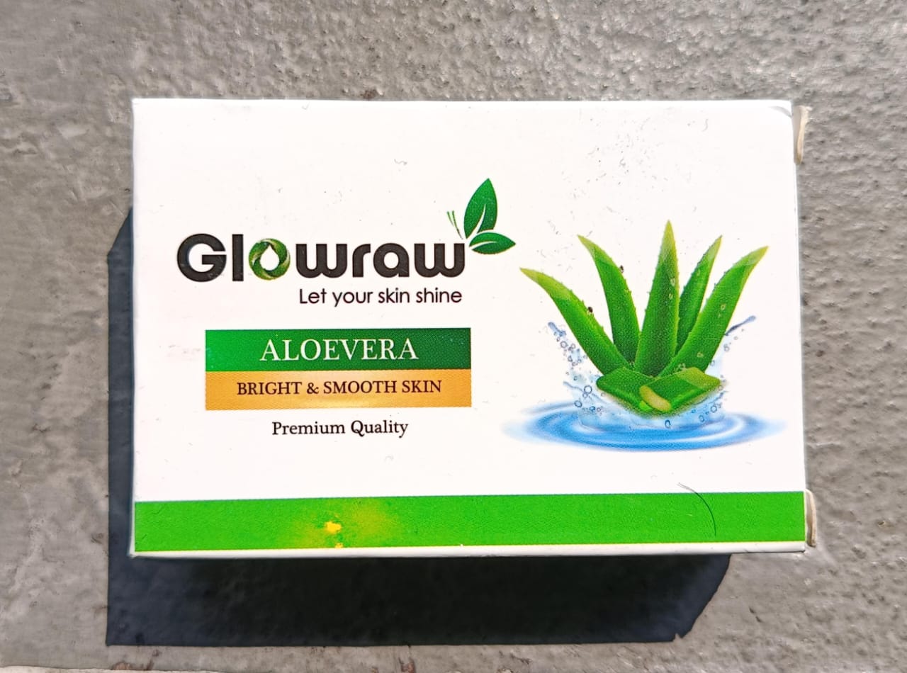 Glowraw Aloevera Premium Soap 35 gm
